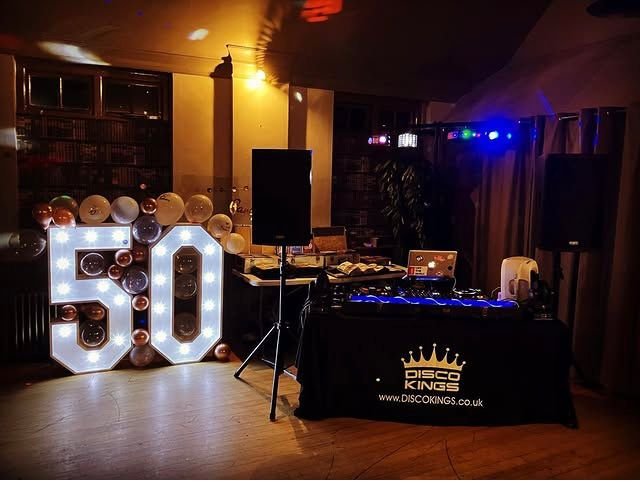 Garden bar marquee setup